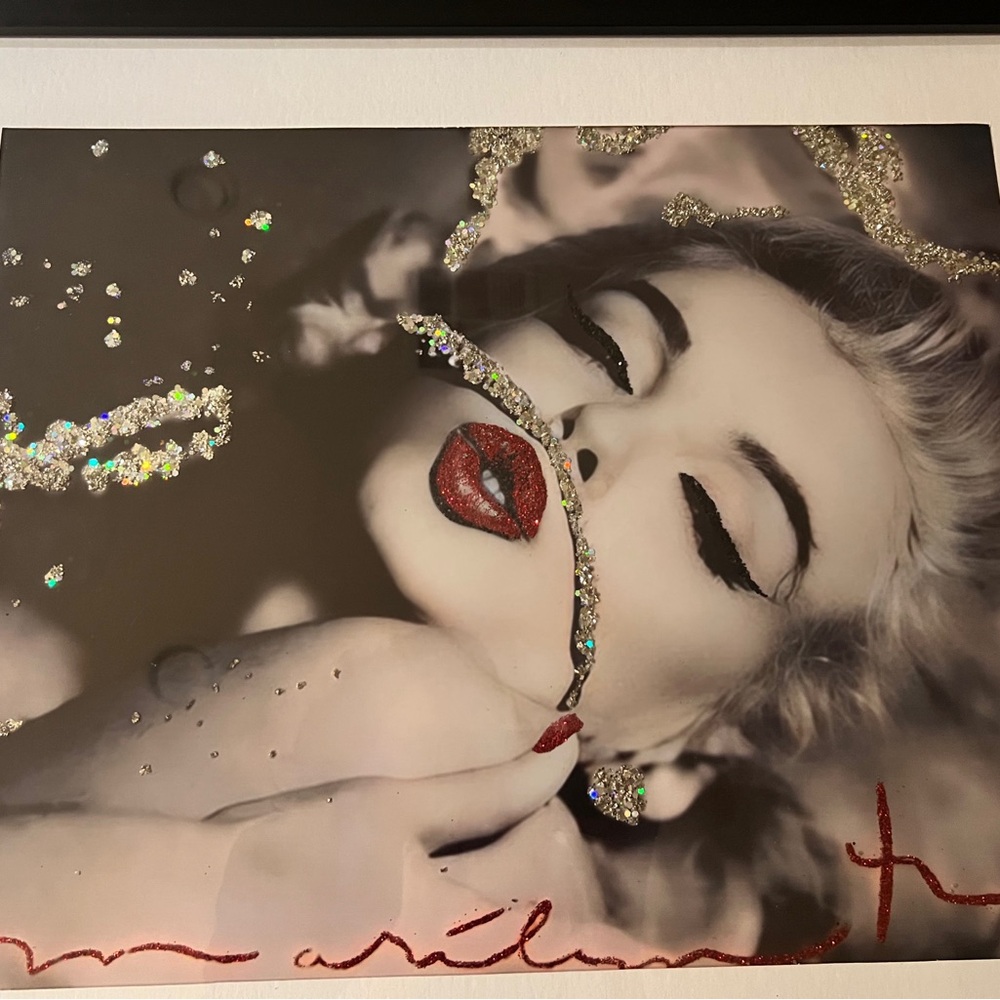 Marilyn Monroe Embellished print